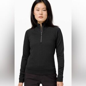 Engineered warmth lululemon half zip size 8